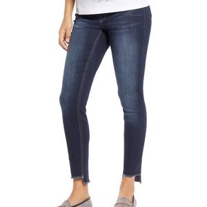 1822 Denim Step Hem Skinny Maternity Jeans